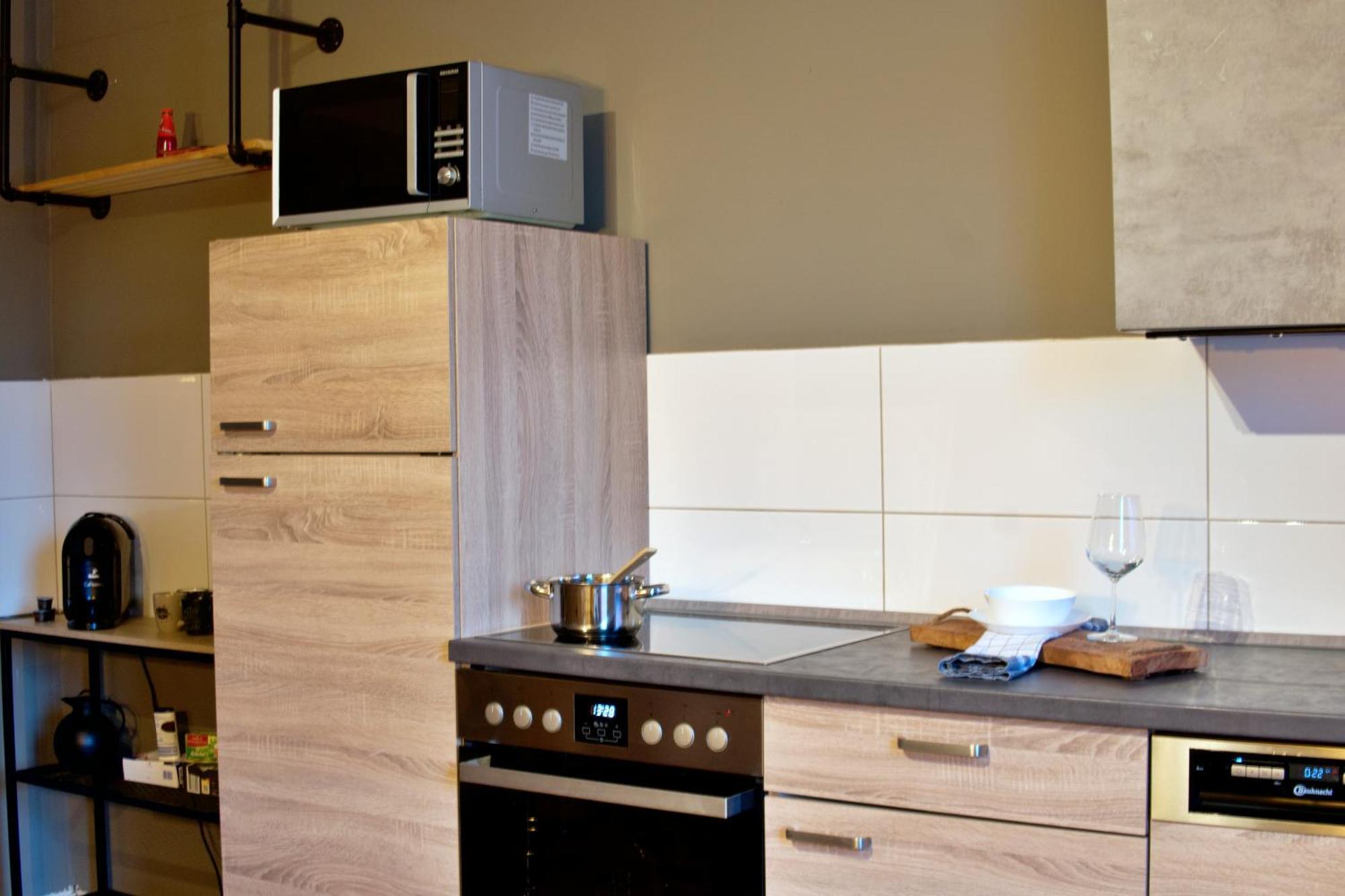 Industrial Style 77Qm Mit Balkon Apartment แฮร์เนอ ภายนอก รูปภาพ